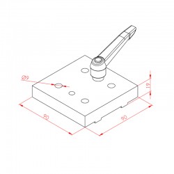 90x90 сверлильное приспособление